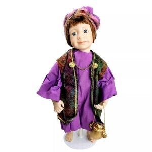 Ashton Drake Galleries O Holy Night Holy The Second KING Nativity Porcelain EUC